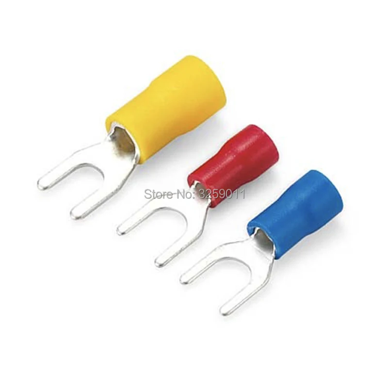 100PCS SV3.5-6 16-14 AWG Spade Pre-insulating Terminal block TYPE TU-JYK U-type Cold-pressed Pre Insulated Fork Wire Connector
100PCS SV3.5-6 16-14 AWG Spade Pre-insulating Terminal block TYPE TU-JYK U-type Cold-pressed Pre Insulated Fork Wire Connector