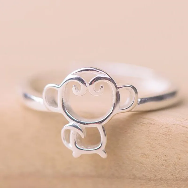 Creative Hot Animal 925 Sterling Silver Jewelry Original Animal Hollow Monkey Anti-allergic Opening Rings R094
Creative Hot Animal 925 Sterling Silver Jewelry Original Animal Hollow Monkey Anti-allergic Opening Rings R094