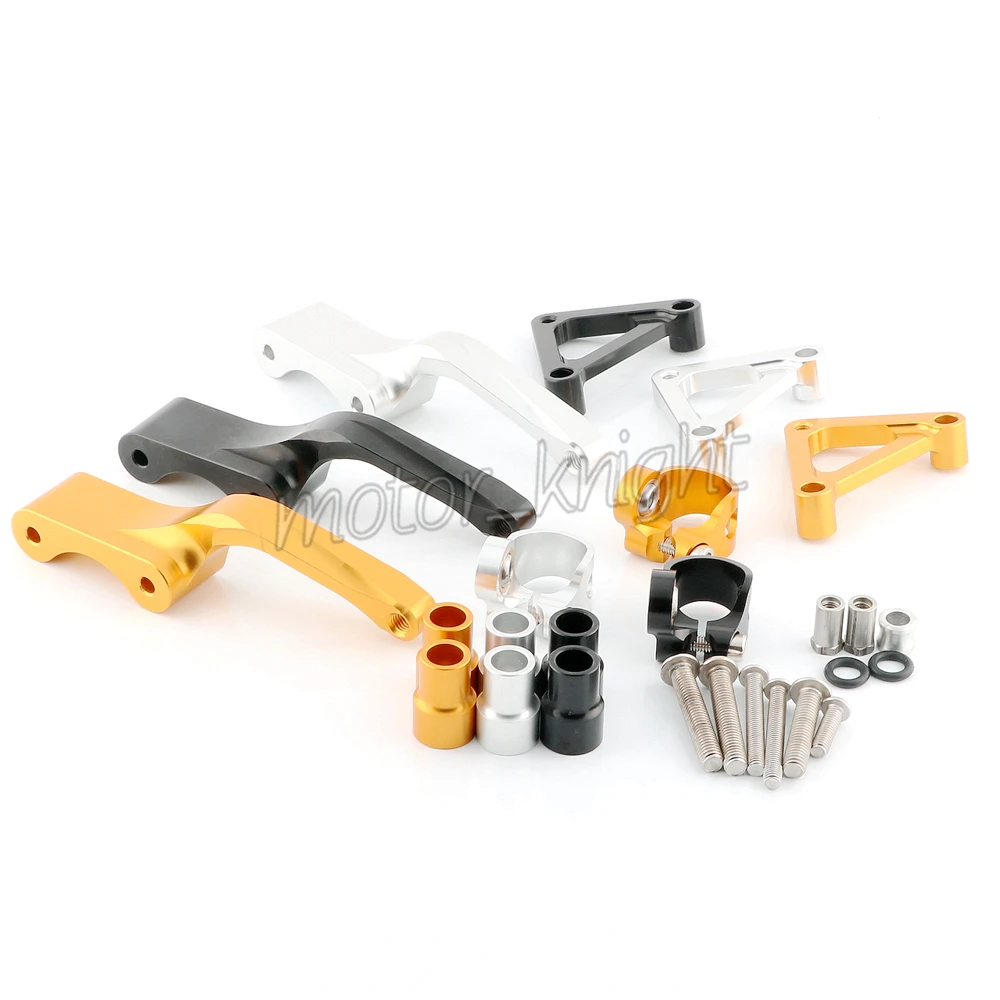 CNC Aluminum Adjustable Motorcycles Steering Stabilize Damper Bracket Mount Kit For DUCATI 696/796/795 Steering Support
CNC Aluminum Adjustable Motorcycles Steering Stabilize Damper Bracket Mount Kit For DUCATI 696/796/795 Steering Support