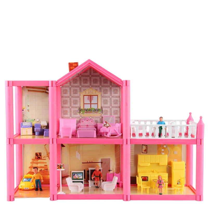 Free shipping DIY Assemble villa doll house toys children play house toy doll home miniaturas casa de bonecas
Free shipping DIY Assemble villa doll house toys children play house toy doll home miniaturas casa de bonecas