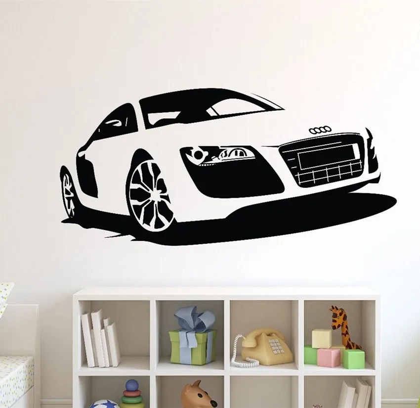 Creative Large Car Audi Sports Car Wall Decal Sticker DIY Home Decor Racing Car Wall Paper Vinyl Mural Wall Decal W-934
Creative Large Car Audi Sports Car Wall Decal Sticker DIY Home Decor Racing Car Wall Paper Vinyl Mural Wall Decal W-934