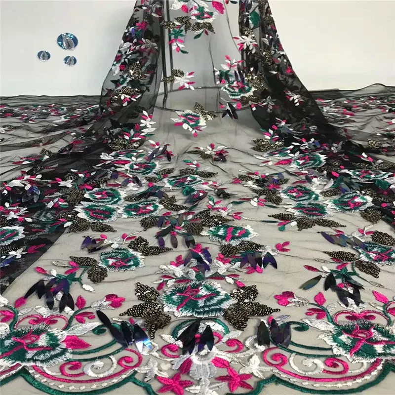 African Lace Fabric 2019 High quality Sequins lace French Tulle Mesh Fabric Nigerian Net Swiss Lace Fabrics for Dress
African Lace Fabric 2019 High quality Sequins lace French Tulle Mesh Fabric Nigerian Net Swiss Lace Fabrics for Dress