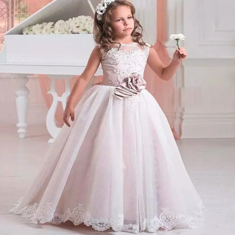 Pink Flower Girl Dresses For Wedding Birthday Party Lace Up Pageant Beading Dress with Handmade Flower First Communion Dresses
Pink Flower Girl Dresses For Wedding Birthday Party Lace Up Pageant Beading Dress with Handmade Flower First Communion Dresses