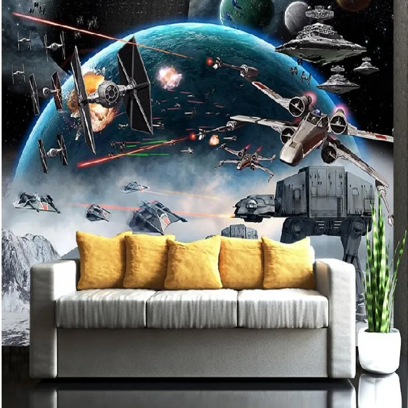 Dropshipping Colomac Wallpaper Bedroom Modern Star Wars wallpaper for Kids Room Custom Photo Wall Mural Papier Peint Mural 3d
Dropshipping Colomac Wallpaper Bedroom Modern Star Wars wallpaper for Kids Room Custom Photo Wall Mural Papier Peint Mural 3d
