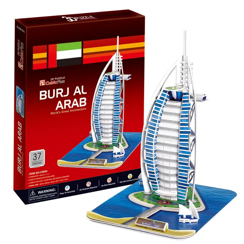 3D models toy Cubic Fun paper model jigsaw game Hotel BurjAl-Arab c065h freeshipping
3D models toy Cubic Fun paper model jigsaw game Hotel BurjAl-Arab c065h freeshipping