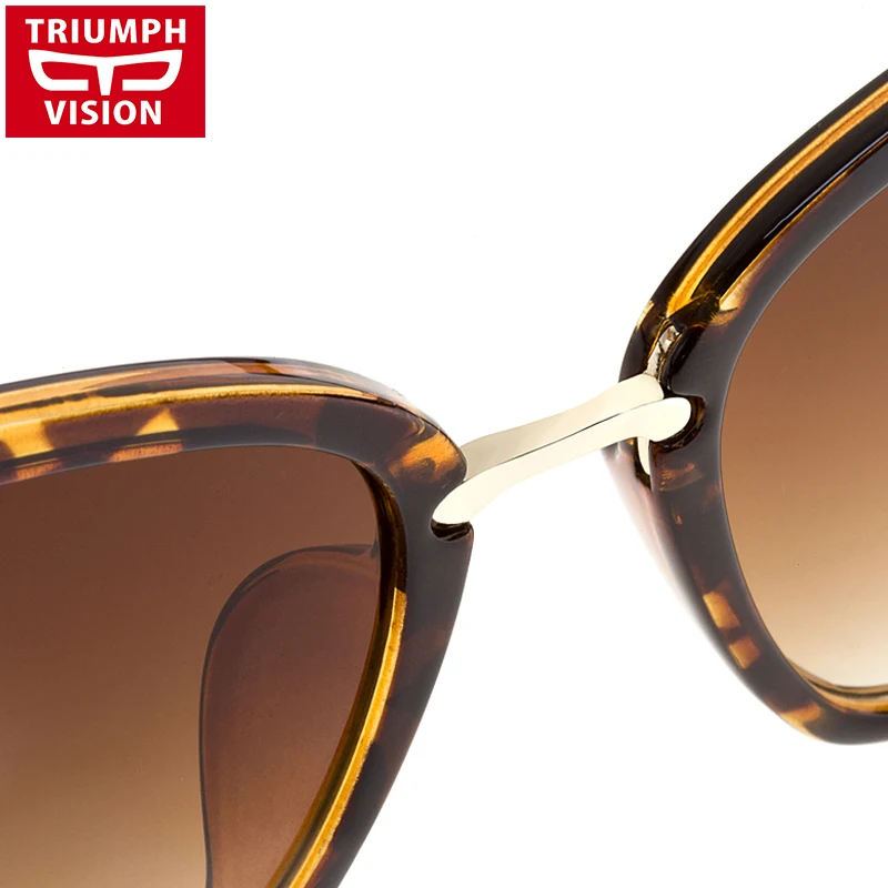 TRIUMPH VISION Ladies Retro Cat Eye Sunglasses For Women Brand Designer Gradien UV400 Sun Glasses Female Vintage New Shades
TRIUMPH VISION Ladies Retro Cat Eye Sunglasses For Women Brand Designer Gradien UV400 Sun Glasses Female Vintage New Shades