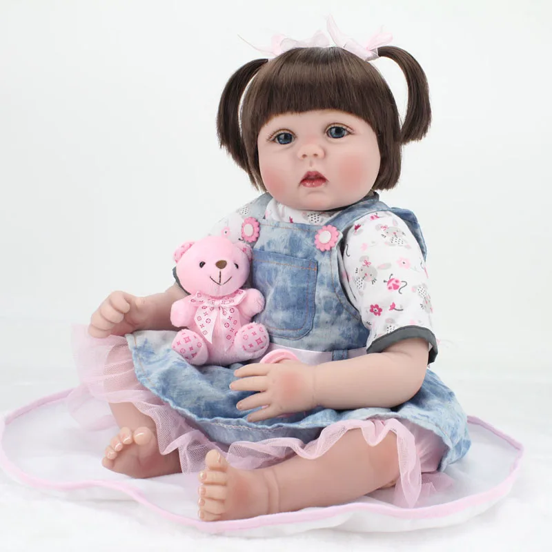 NPK DOLL Reborn Baby Doll 22 inch lifelike silicone bebe reborn toddler girl doll toys gift 55cm
NPK DOLL Reborn Baby Doll 22 inch lifelike silicone bebe reborn toddler girl doll toys gift 55cm