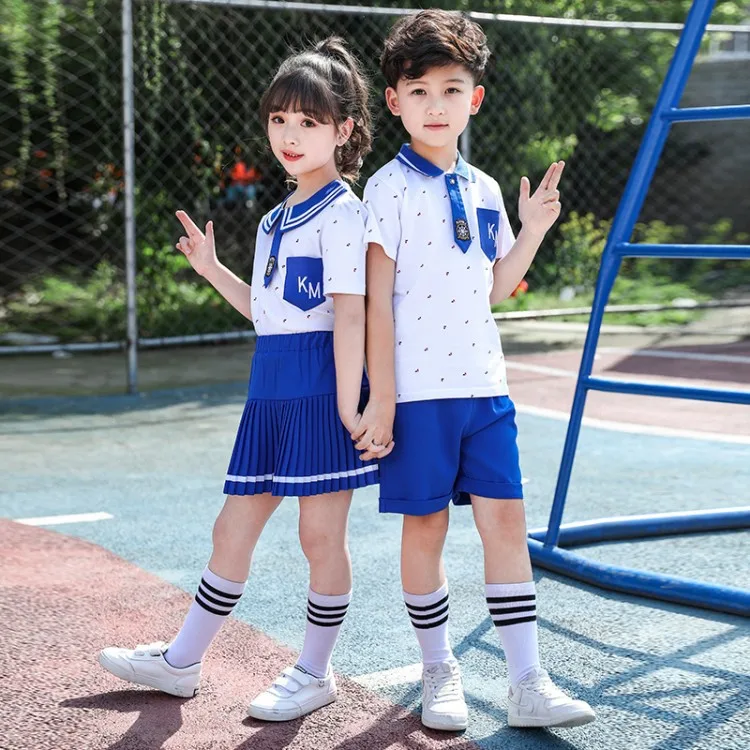 Kkjj Size:100-180cm New Children's School Uniform Summer Suit Kindergarten Park Class Primary School Performance Clothes Set
Kkjj Size:100-180cm New Children's School Uniform Summer Suit Kindergarten Park Class Primary School Performance Clothes Set