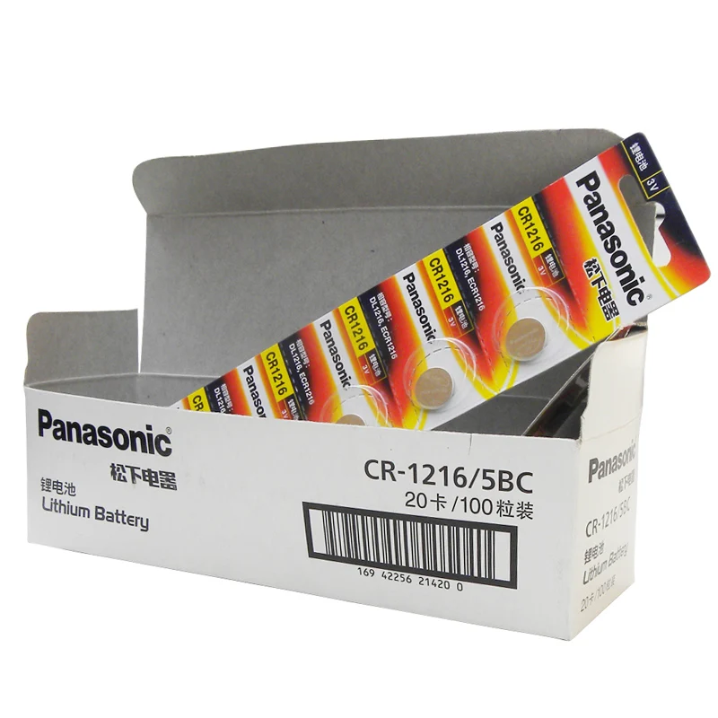 1000 шт./лот новый оригинальный аккумулятор для Panasonic CR1216 ECR1216 DL1216 BR1216 LM1216 CR 1216 3 в литий-ионные кнопочные батареи
1000 шт./лот новый оригинальный аккумулятор для Panasonic CR1216 ECR1216 DL1216 BR1216 LM1216 CR 1216 3 в литий-ионные кнопочные батареи