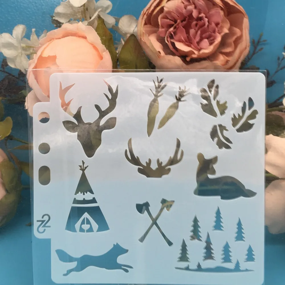 14cm Deer Fox Animals DIY Craft Layering Stencils Wall Painting Scrapbooking Stamping Embossing Album Paper Card Template S62
14cm Deer Fox Animals DIY Craft Layering Stencils Wall Painting Scrapbooking Stamping Embossing Album Paper Card Template S62