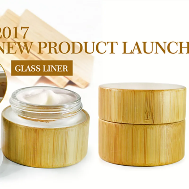 50pcs*30g hot sale wooden box cosmetic bamboo cream jar outer bamboo inner 30g/30ml skin care cream jar with glass inner
50pcs*30g hot sale wooden box cosmetic bamboo cream jar outer bamboo inner 30g/30ml skin care cream jar with glass inner