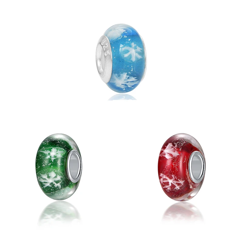 Fashion European Style Murano Glass Beads Charm Snowflake Winter Beads Fit Original Bracelets DIY Women Jewelry Making
Fashion European Style Murano Glass Beads Charm Snowflake Winter Beads Fit Original Bracelets DIY Women Jewelry Making