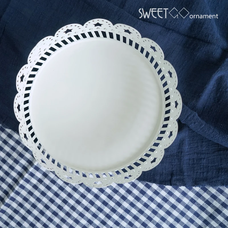 Europe round candy dessert dish wedding party Cake decoration plate metal home storage serving tray candy desert dish SNTP021
Europe round candy dessert dish wedding party Cake decoration plate metal home storage serving tray candy desert dish SNTP021