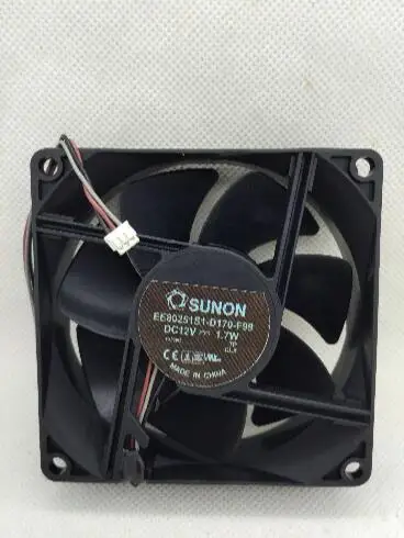SUNON EE80251S1 D170 F99 EP6127 80*80*25 мм 8 см DC 12V 1 7 W 3 он лайн проектор охлаждающий
