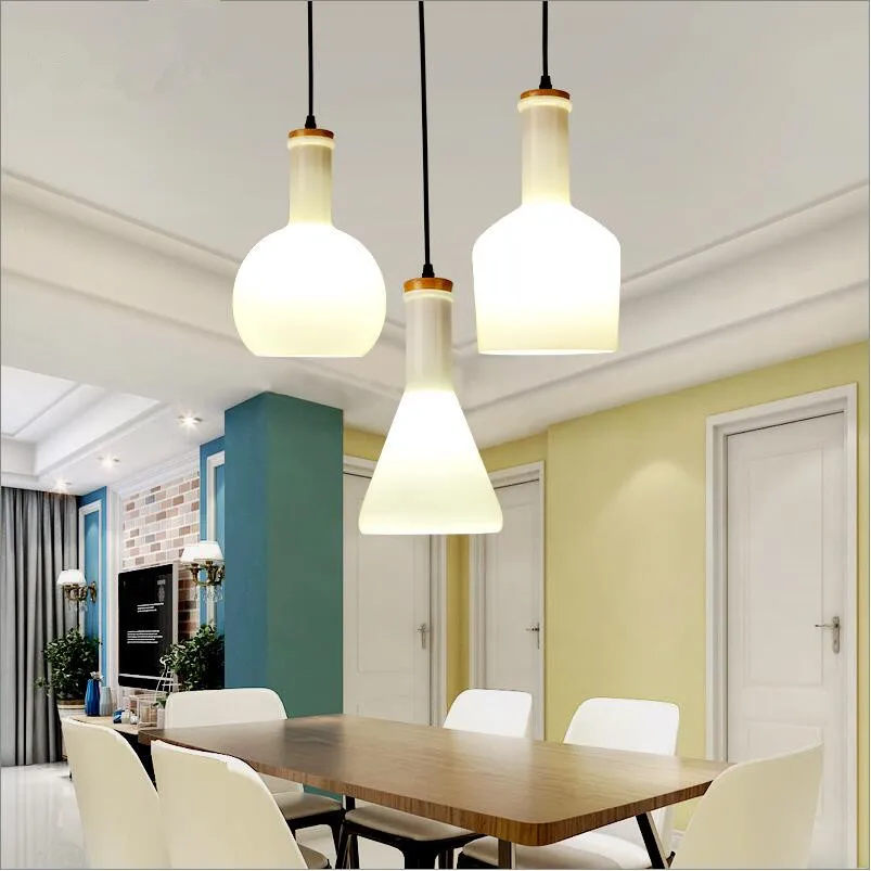 Europe style magical white glass bottle dining room kitchen pendant lights lamp suspension lighting fixture for cafe bar loft
Europe style magical white glass bottle dining room kitchen pendant lights lamp suspension lighting fixture for cafe bar loft