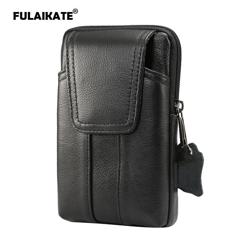 FULAIKATE 6.2" Genuine Leather Waist Bag for iPhone 8 Plus 7 Plus Case Universal Pouch for iPhone 6s Plus Men's Business Pocket
FULAIKATE 6.2" Genuine Leather Waist Bag for iPhone 8 Plus 7 Plus Case Universal Pouch for iPhone 6s Plus Men's Business Pocket