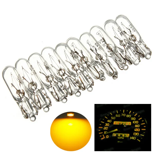 10pcs 12V 1.2W Auto Car Instrument Gauge Meter Replacement Light Bulb Lamp For T5 286 Amber
10pcs 12V 1.2W Auto Car Instrument Gauge Meter Replacement Light Bulb Lamp For T5 286 Amber