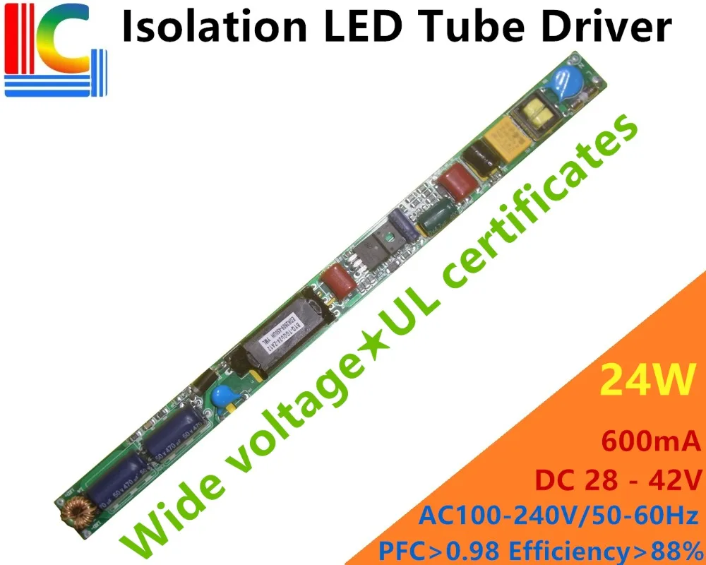 

5PCs Wide voltage UL certificates LED Tube Drive Adapter 18W 20W 22W 24W Power Supply 450mA 500mA 550mA 600mA T8 T10 transformer