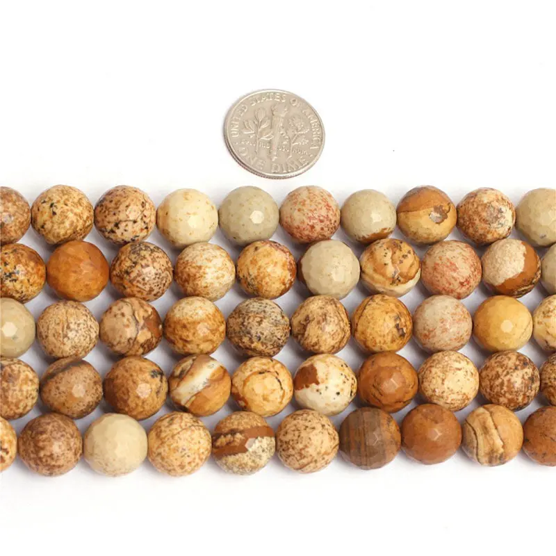 High Quality Natural Faceted Picture Round Loose Stone Ball Beads 15" Strand 4 6 8 10 12mm Diy Jewelry Making Bracelet
High Quality Natural Faceted Picture Round Loose Stone Ball Beads 15" Strand 4 6 8 10 12mm Diy Jewelry Making Bracelet
