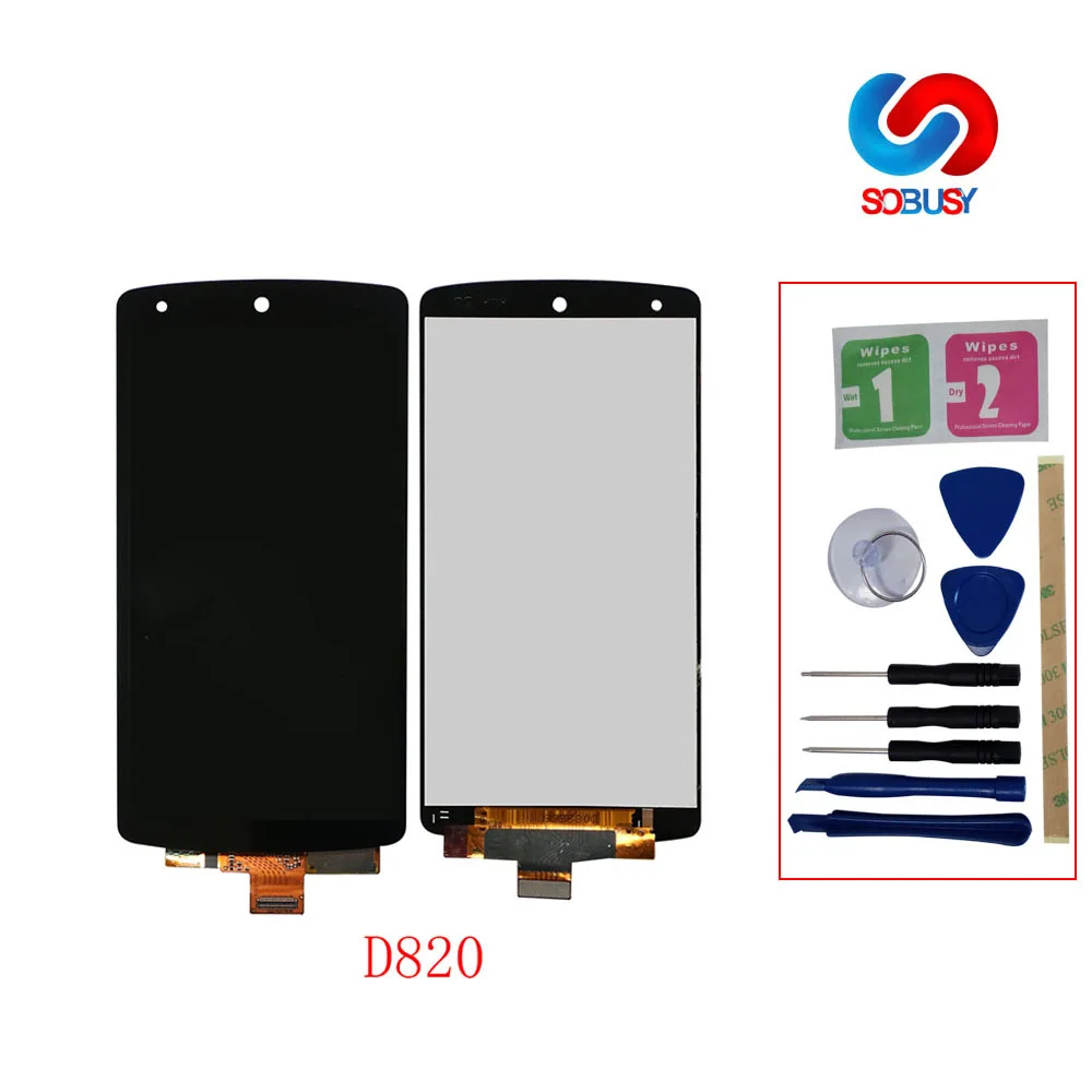 Nexus5 pantalla оригинальный 4 95 "IPS для LG Nexus 5 D820 D821 ЖК дисплей кодирующий