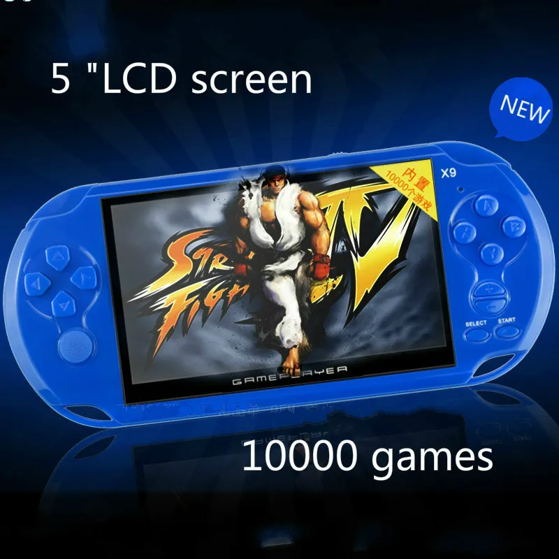 Игровая консоль Cdragon X9 5 дюймов 8 ГБ 10000 ретро игр|handheld game console|handheld gamegame console |