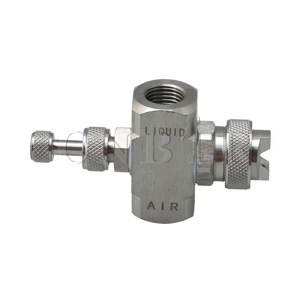 Adjustable Stainless Steel Air Atomizing Mist Nozzle External Mixing Type Gardening Supplies
Adjustable Stainless Steel Air Atomizing Mist Nozzle External Mixing Type Gardening Supplies