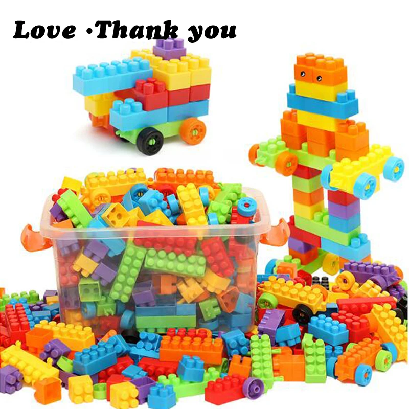 Children's building blocks particles assembled plastic boys and girls 1-10 years old toys
Children's building blocks particles assembled plastic boys and girls 1-10 years old toys