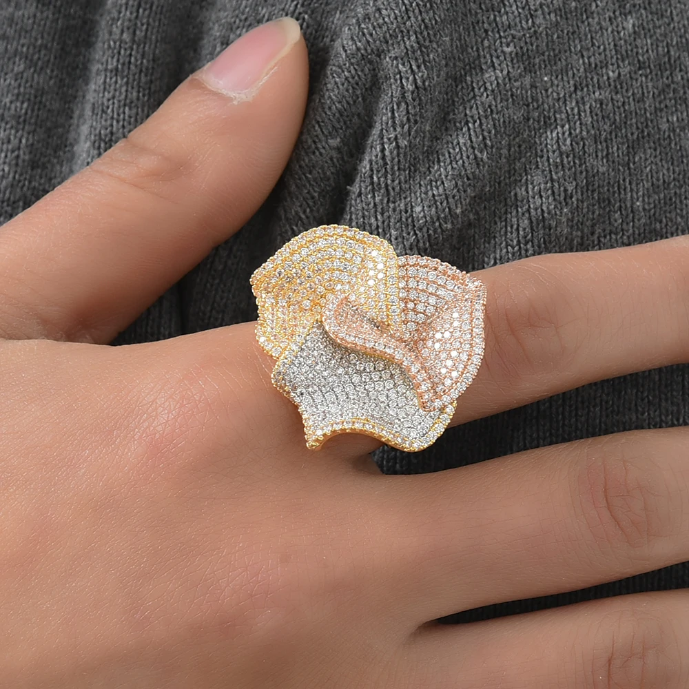 New Exquisite Full Cubic Zirconia Rings For Women Noble Statement Punk Ring Luxury femme Wedding Engagement Rings Indian Jewelry
New Exquisite Full Cubic Zirconia Rings For Women Noble Statement Punk Ring Luxury femme Wedding Engagement Rings Indian Jewelry