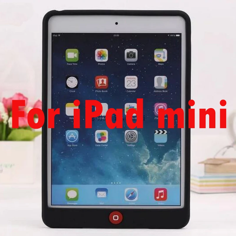 Милый силиконовый мягкий гелевый резиновый защитный чехол Smart Bean Jelly для iPad mini 1 2 3