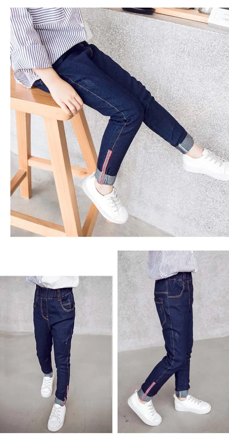 Girls jeans spring autumn denim trousers Kids Clothing Pants 2018 new big children clothes Korean Casual Skinny Pencil pants
Girls jeans spring autumn denim trousers Kids Clothing Pants 2018 new big children clothes Korean Casual Skinny Pencil pants
