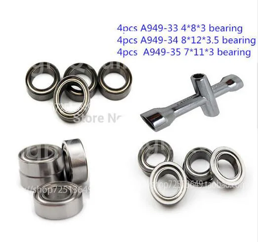 Wltoys A949 A959 A969 A979 A959-b A969-b A979-b 1/18 Запчасти для радиоуправляемых автомобилей обновленный подшипник 12 шт./Лот + 1 шт. металлический инструмент
Wltoys A949 A959 A969 A979 A959-b A969-b A979-b 1/18 Запчасти для радиоуправляемых автомобилей обновленный подшипник 12 шт./Лот + 1 шт. металлический инструмент