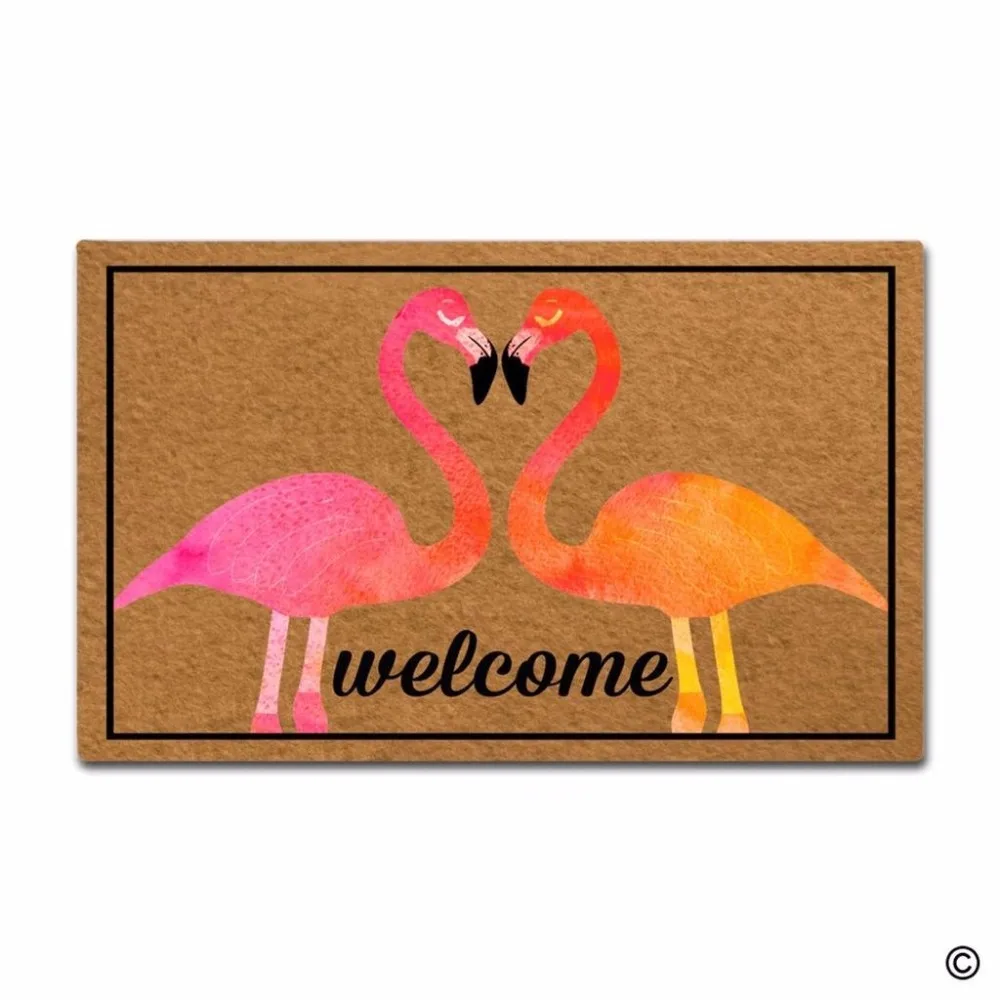 Non-slip DoormatEntrance Floor Mat Flamingo Birds Love Heart Welcome Creative Designed Door Mat Indoor Outdoor Decorative Doorma
Non-slip DoormatEntrance Floor Mat Flamingo Birds Love Heart Welcome Creative Designed Door Mat Indoor Outdoor Decorative Doorma