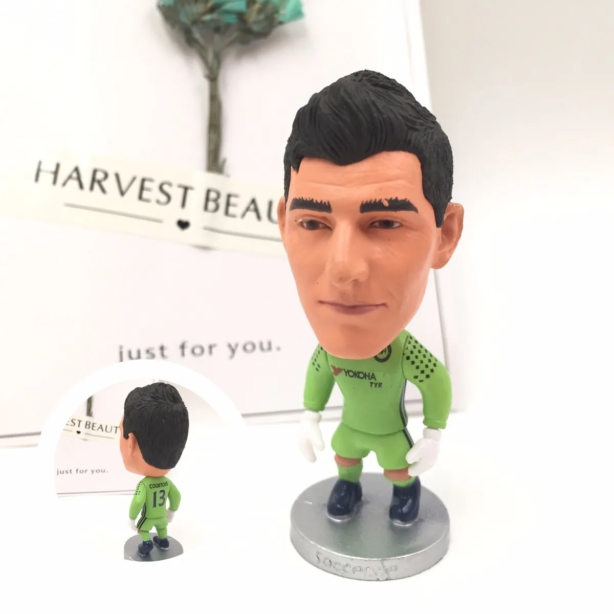 Фигурки кукол Soccerwe Футбольные Звезды 13 # Courtois 16 17 подвижные швы Смола Модель