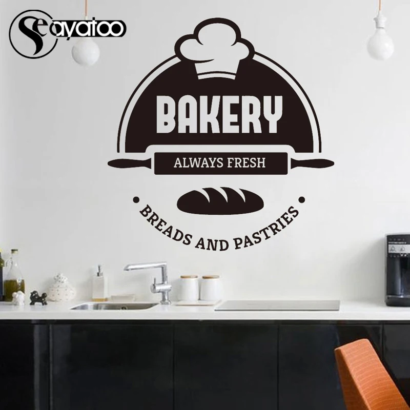 Bakery Cake Shop Fresh Bread Pastries Vinyl Wall Sticker Decal Kitchen Window Stickers 58x60cm
Bakery Cake Shop Fresh Bread Pastries Vinyl Wall Sticker Decal Kitchen Window Stickers 58x60cm