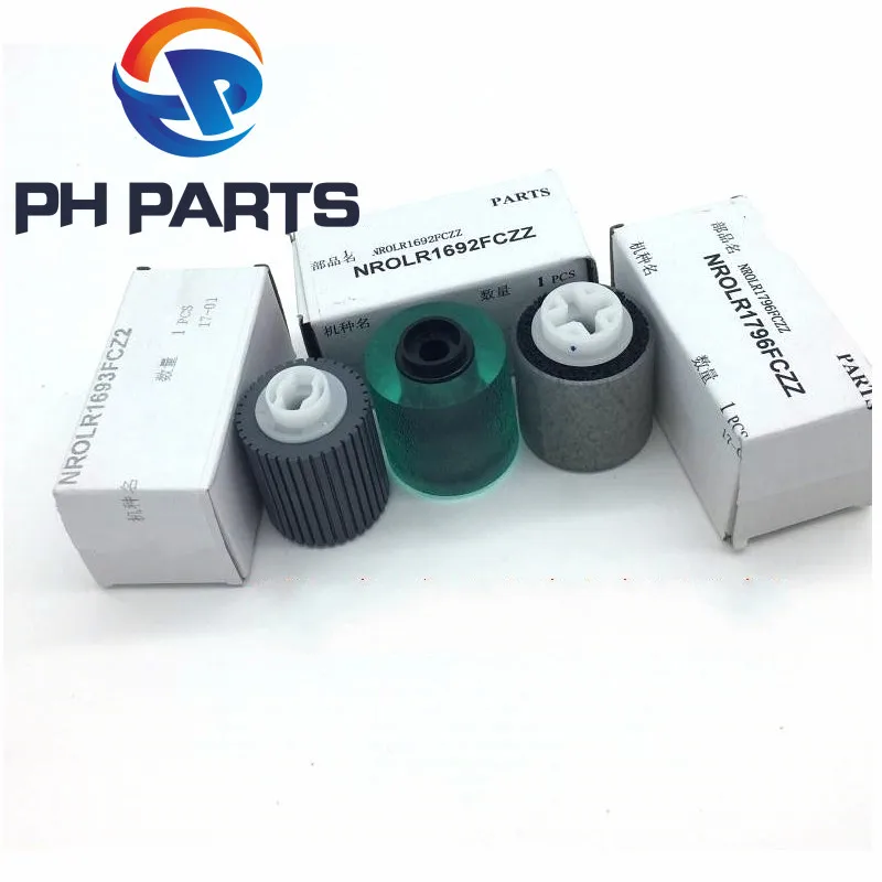 3pcs/set 1setX NROLR1692FCZZ NROLR1693FCZZ NROLR1796FCZZ for Sharp MX M850 M950 M1100 ADF feed roller kit
3pcs/set 1setX NROLR1692FCZZ NROLR1693FCZZ NROLR1796FCZZ for Sharp MX M850 M950 M1100 ADF feed roller kit