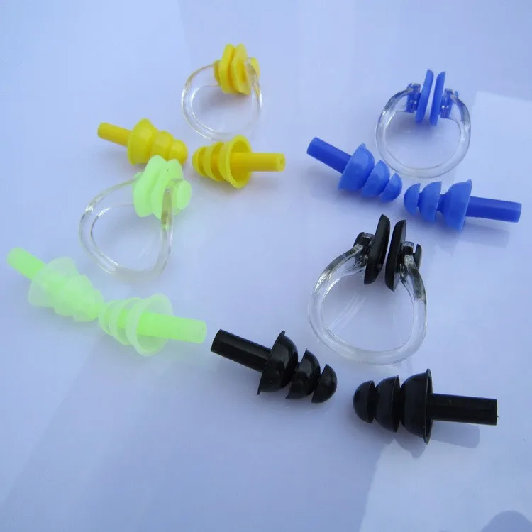 1 Pair Silicone Waterproof Swimming Ear Plugs Earplugs Ear Protector Noise Reduction Protective Earmuffs + Nose Clip
1 Pair Silicone Waterproof Swimming Ear Plugs Earplugs Ear Protector Noise Reduction Protective Earmuffs + Nose Clip