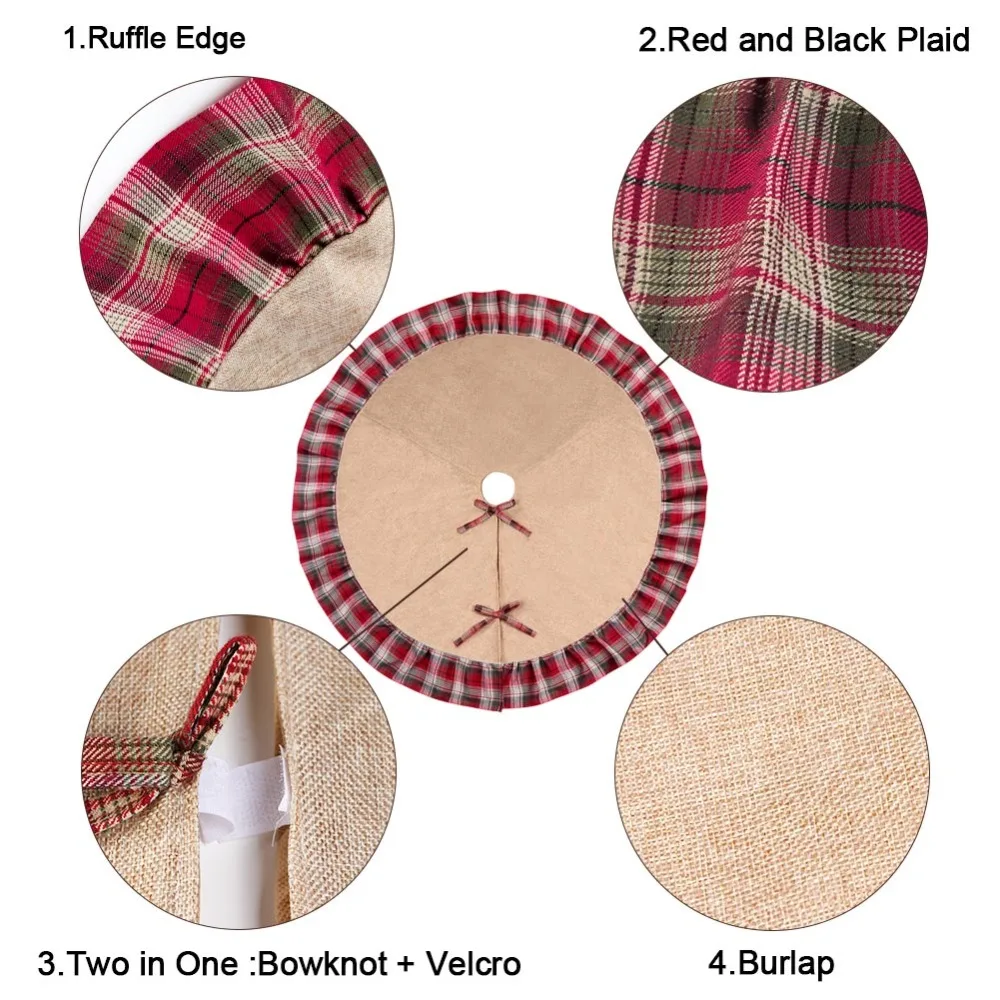 Ourwarm 2PCS Red Christmas Tree Skirts 48inch Tree Carpet Xmas Decoration New Year Home Outdoor Decor navidad 2017 envio gratis
Ourwarm 2PCS Red Christmas Tree Skirts 48inch Tree Carpet Xmas Decoration New Year Home Outdoor Decor navidad 2017 envio gratis