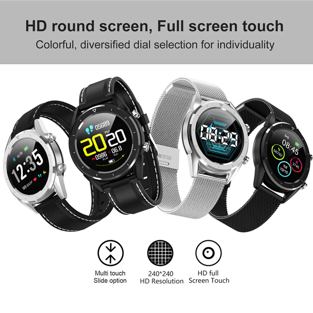 DT28 Smart Watch ECG Heart Rate Monitor Waterproof Men Womne Bluetooth Wearable Fitness Tracker Sport Wristwatch | Наручные часы