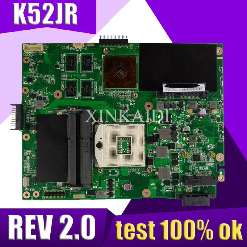 XinKaidi K52JB Laptop motherboard for ASUS K52JB K52JE K52JR K52JC K52JT K52J A52J X52J Test original mainboard K52JR REV2.0
XinKaidi K52JB Laptop motherboard for ASUS K52JB K52JE K52JR K52JC K52JT K52J A52J X52J Test original mainboard K52JR REV2.0