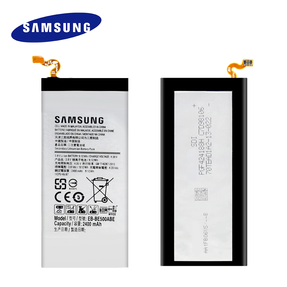 Original Rechargeable Li-ion Replacement Battery EB-BE500ABE For Samsung GALAXY E5 E500 E500H E500F SM-E500 batteria +free Tools
Original Rechargeable Li-ion Replacement Battery EB-BE500ABE For Samsung GALAXY E5 E500 E500H E500F SM-E500 batteria +free Tools
