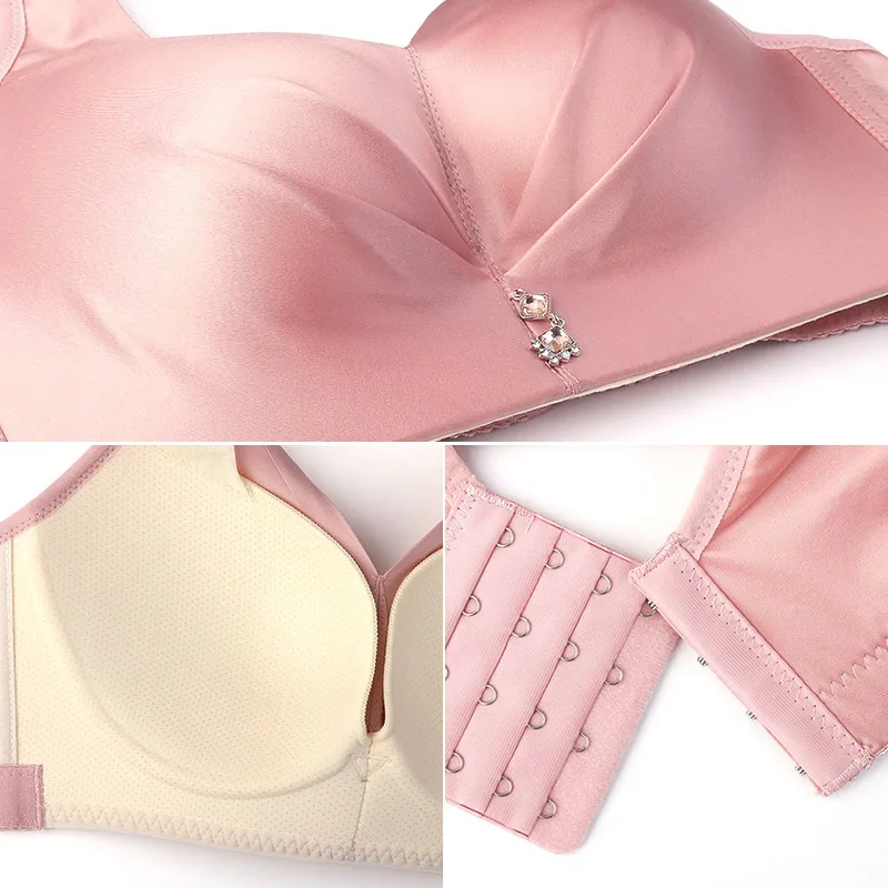 Xianqifen Women Full Coverage Minimizer Bra Plus Size Seamless Bra Sexy Lingerie Cotton 36 38 40 42 44 46 C D Cup
Xianqifen Women Full Coverage Minimizer Bra Plus Size Seamless Bra Sexy Lingerie Cotton 36 38 40 42 44 46 C D Cup