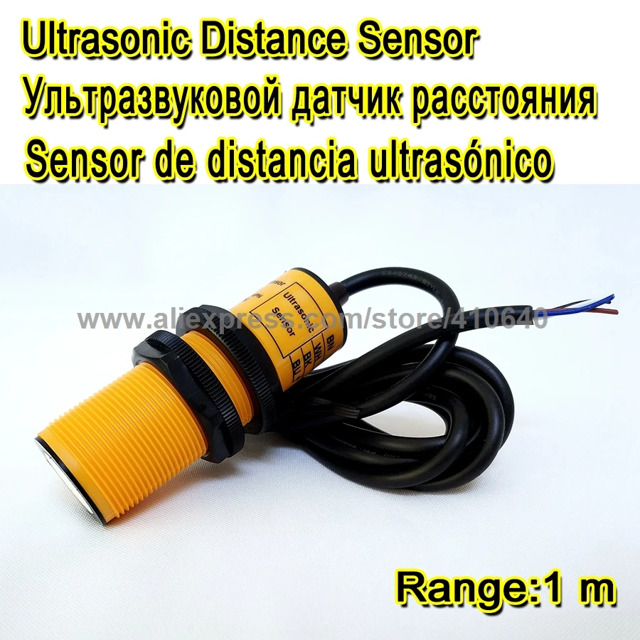 Ultrasound Transducer To Control The Level Of Stone And Sand Hopper 1M Range NPN Output 12/24VDC Power Supply Can Customize
Ultrasound Transducer To Control The Level Of Stone And Sand Hopper 1M Range NPN Output 12/24VDC Power Supply Can Customize