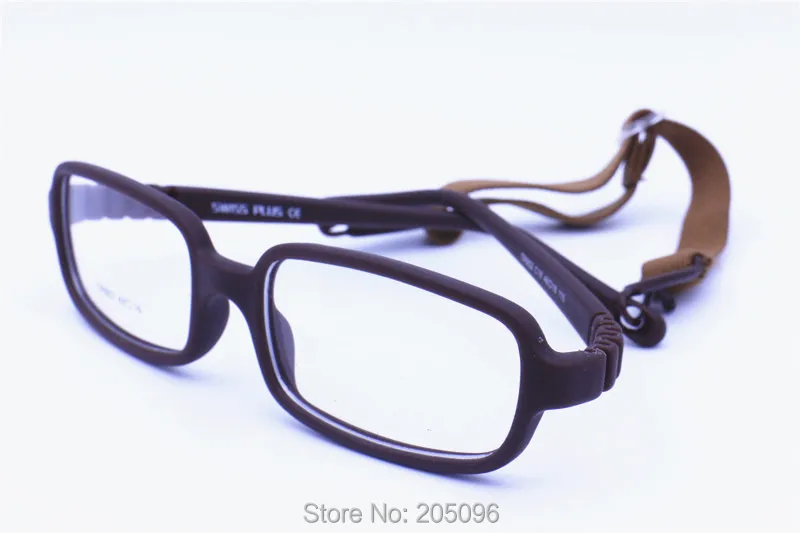retail sales 902 screwless hingeless oval TR90 environmental size 48mm prescription eyeglasses with elastic strap for myopia boy |