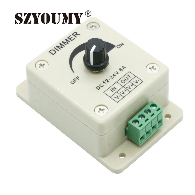 SZYOUMY светодиодный светильник DC 12V 8A защитная полоса диммер Регулируемый регулятор яркости для светодиодной ленты светильник аксессуары
SZYOUMY светодиодный светильник DC 12V 8A защитная полоса диммер Регулируемый регулятор яркости для светодиодной ленты светильник аксессуары