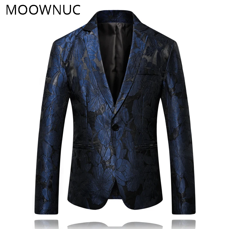 Business Casual Fashion Coat Blue Blazers Casual Suit New Stage Costumes Blazers Men Brand Autumn Winter Male Slim Fit MOOWNUC
Business Casual Fashion Coat Blue Blazers Casual Suit New Stage Costumes Blazers Men Brand Autumn Winter Male Slim Fit MOOWNUC