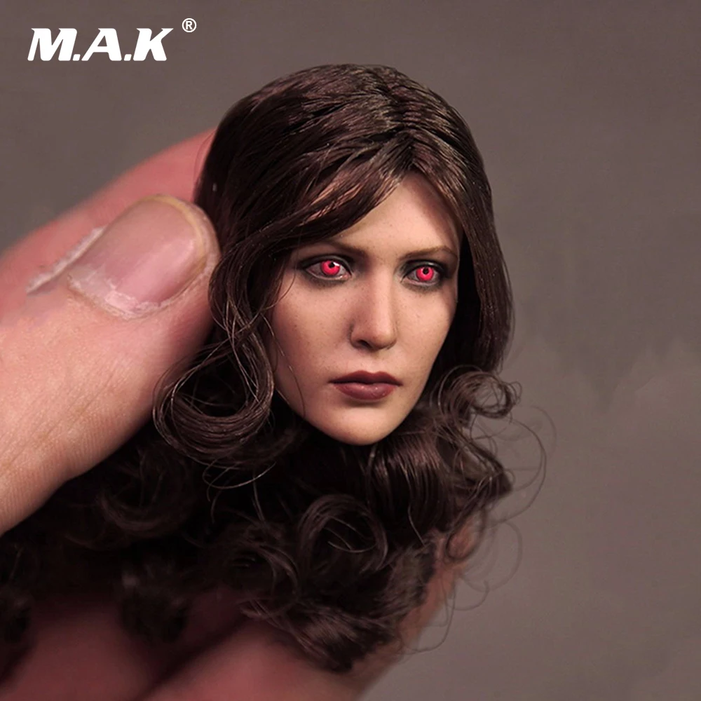 1:6 Scale Female Head Sculpt Scarlet Witch Red Eye Edition Elizabeth Olson Head Carving Model for 12" Female Body Figure
1:6 Scale Female Head Sculpt Scarlet Witch Red Eye Edition Elizabeth Olson Head Carving Model for 12" Female Body Figure