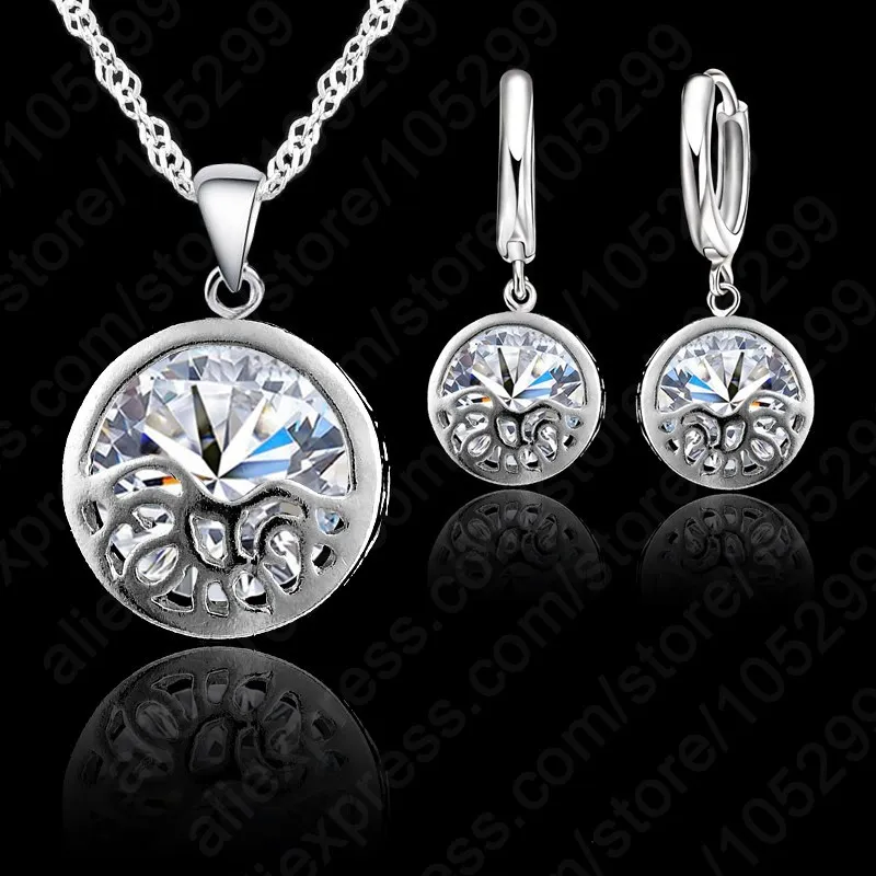 New Fashion Vintage Jewelry Hollow Out 925 Sterling Silver Pendant Jewelry Set For Women Crystal Necklace Drop Earrings
New Fashion Vintage Jewelry Hollow Out 925 Sterling Silver Pendant Jewelry Set For Women Crystal Necklace Drop Earrings