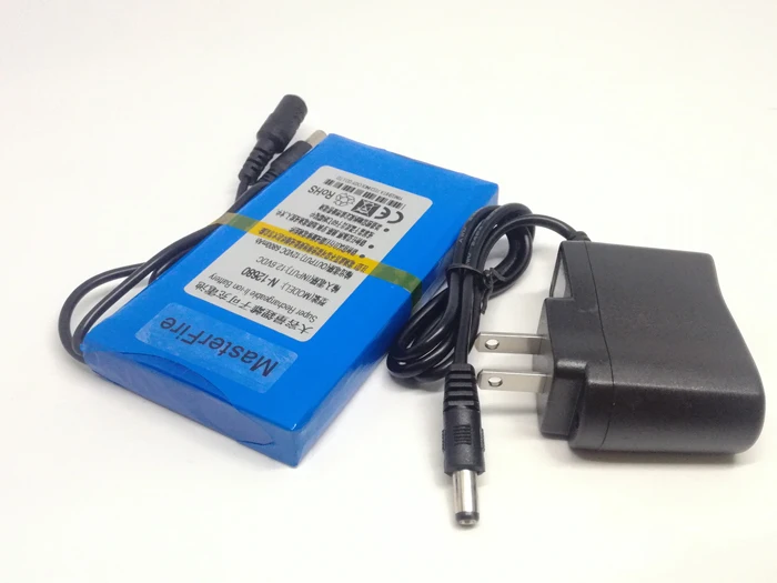 MasterFire 3 компл./лот Портативный 12 В постоянного тока 6800 мАч супер перезаряжаемый аккумулятор литий-ионные батареи для камеры видеонаблюдения...
MasterFire 3 компл./лот Портативный 12 В постоянного тока 6800 мАч супер перезаряжаемый аккумулятор литий-ионные батареи для камеры видеонаблюдения...