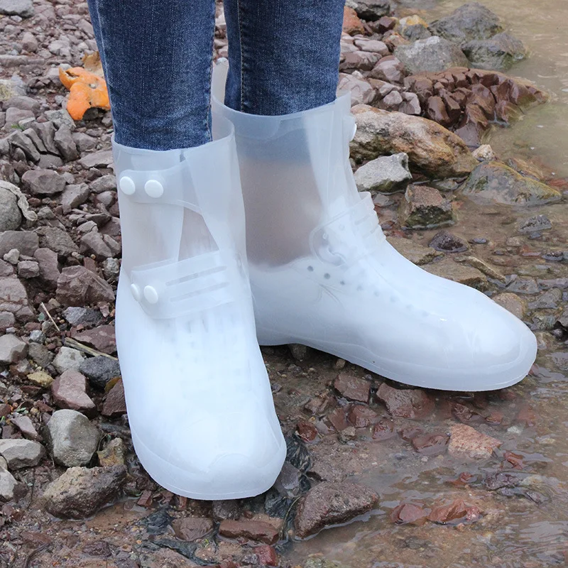 1 Pair Waterproof Protector Shoes Boot Cover Unisex Buckle Rain Shoe Covers High-Top Anti-Slip Thicken Rain Shoes Cases
1 Pair Waterproof Protector Shoes Boot Cover Unisex Buckle Rain Shoe Covers High-Top Anti-Slip Thicken Rain Shoes Cases