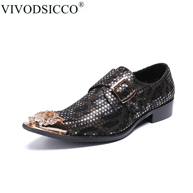 VIVODSICCO Italian Luxury Style Men's Bussines Dress Shoes Genuine Leather Pointed Toe Buckles Formal Wedding Flats Shoes
VIVODSICCO Italian Luxury Style Men's Bussines Dress Shoes Genuine Leather Pointed Toe Buckles Formal Wedding Flats Shoes